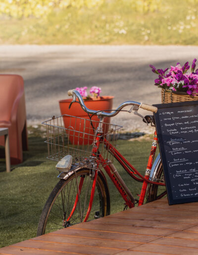 bar restaurant bord piste cyclable doussard
